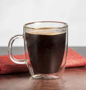Brewed coffee without milk