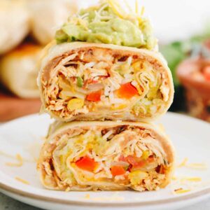 Chicken burrito